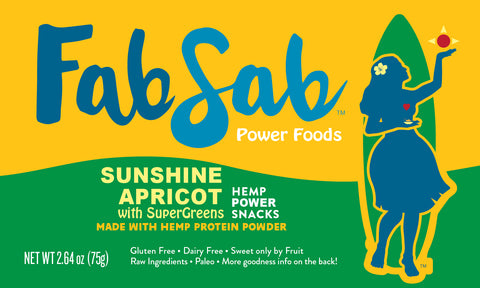 HEMP Power Snacks: Apricot Sunshine with SuperGreens