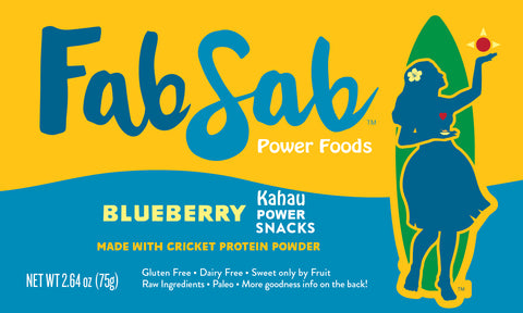 KAHAU Power Snacks: Blueberry (no added nuts or coconut +)
